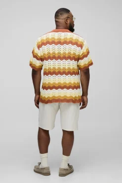 Plus Wave Polo en crochet décontracté