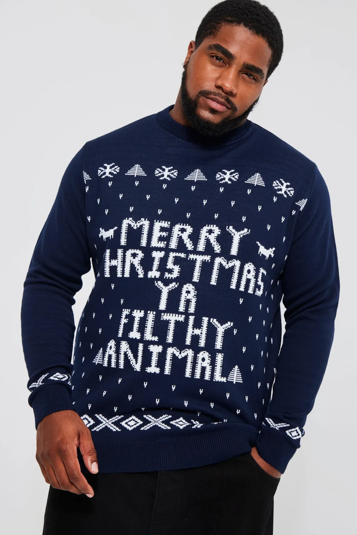 Plus Ya Filthy Animal Pull de Noël