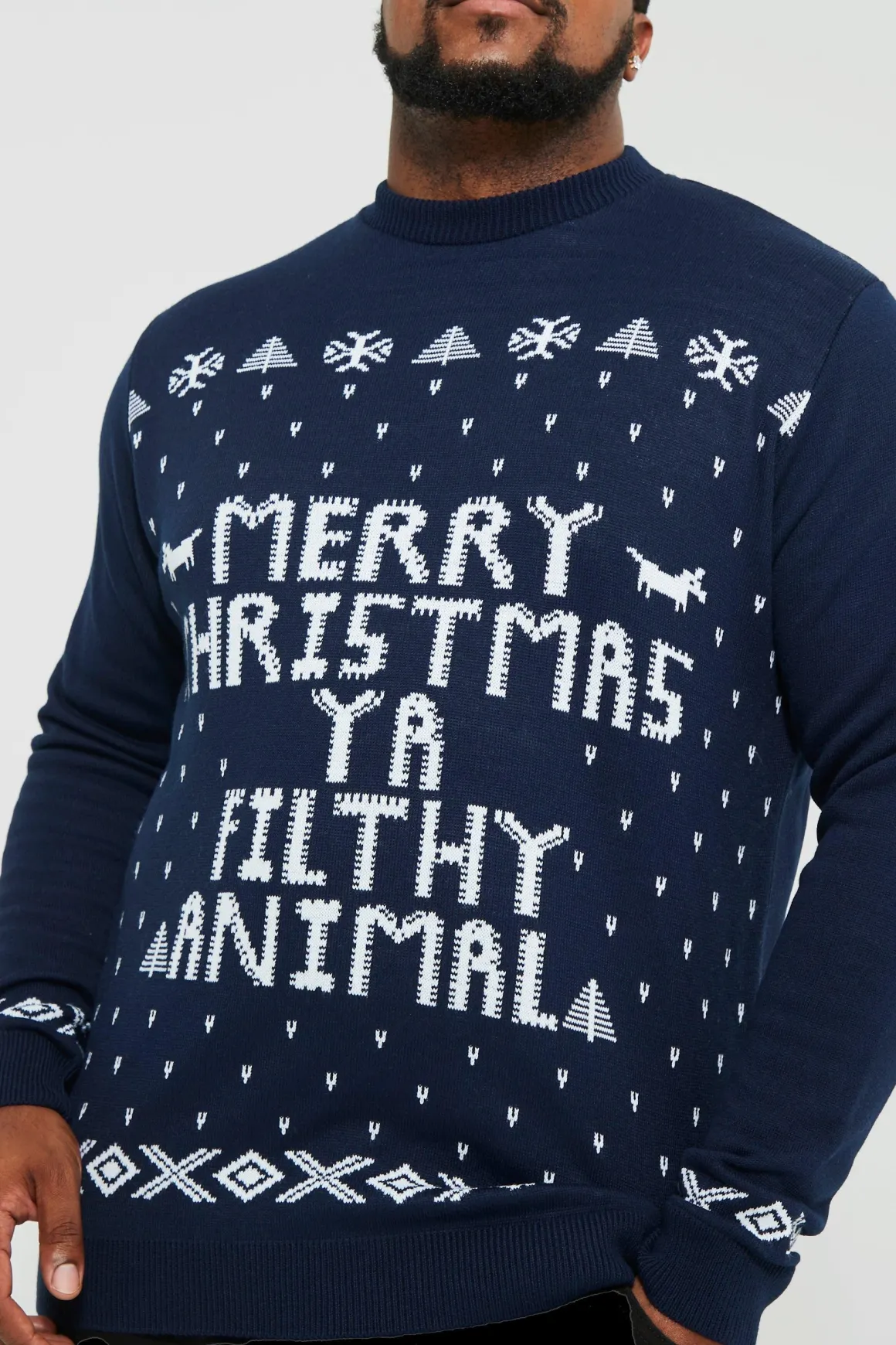 Plus Ya Filthy Animal Pull de Noël