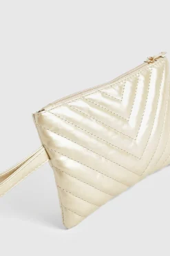 boohoo Pochette Basique Matelassée<Femme Pochettes|Sacs À Main