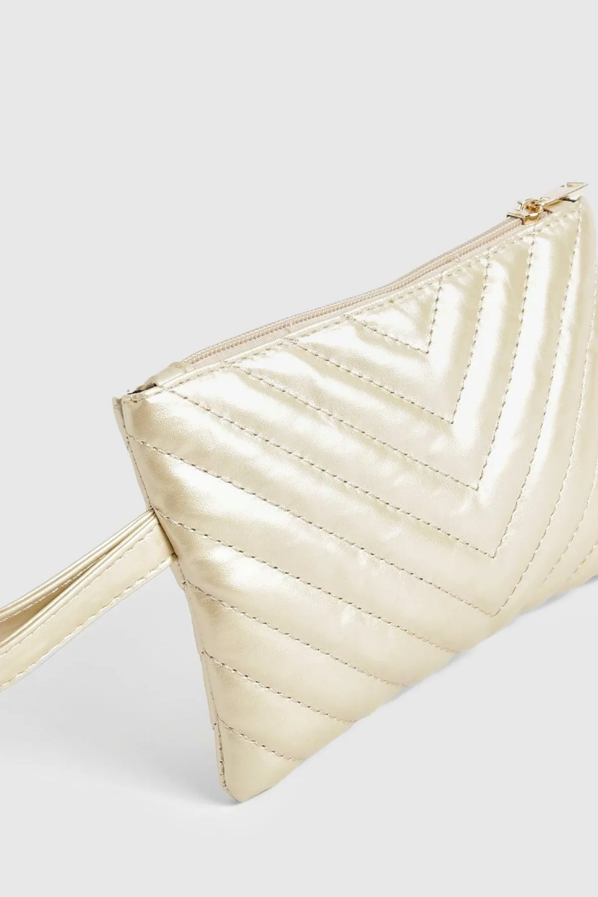 boohoo Pochette Basique Matelassée<Femme Pochettes|Sacs À Main
