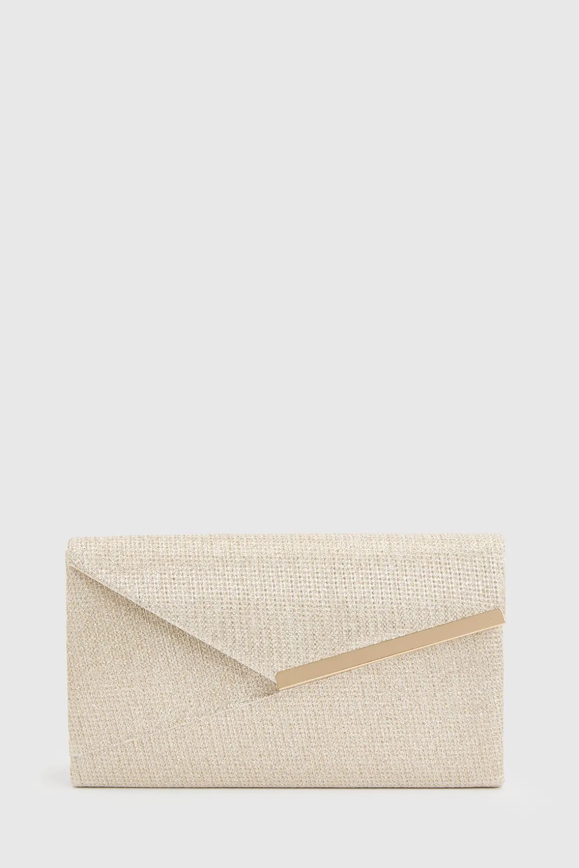 Pochette Enveloppe À Paillettes Dorées