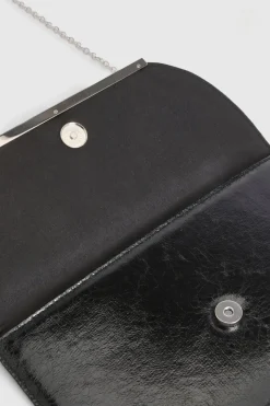 Pochette Enveloppe Plissée Effet Brillant
