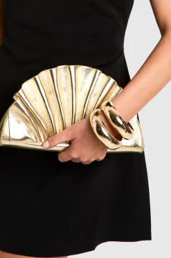 Pochette métallique à volants