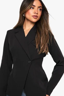 boohoo Pocket Detail Structured Blazer<Femme Tailleurs|Blazers
