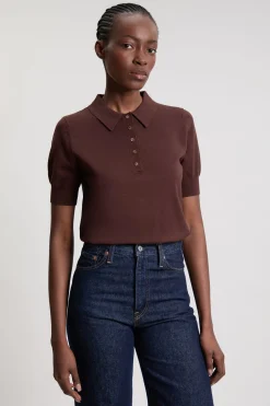 Polo À Col En Mélange De Viscose Forever