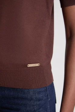 Polo À Col En Mélange De Viscose Forever