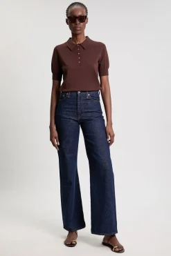 Polo À Col En Mélange De Viscose Forever