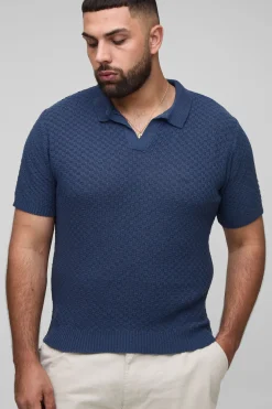 Polo Crochet à Carreaux Micro Coupe Regular Plus