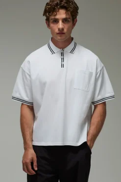 Polo De Golf Coupe Oversize En Piqué Tricot Active