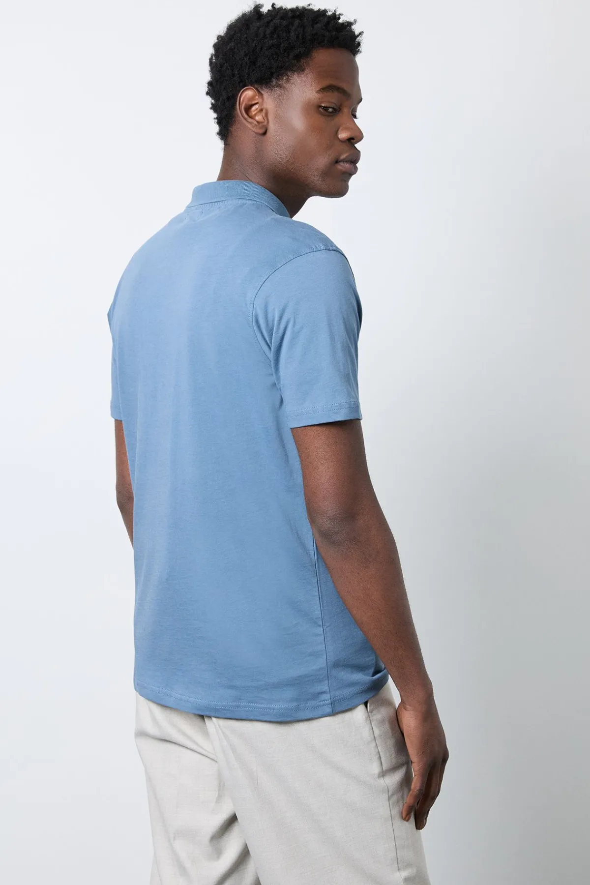 Burton Polo En Jersey Bleu<Homme Polos