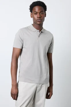 Polo En Jersey Gris