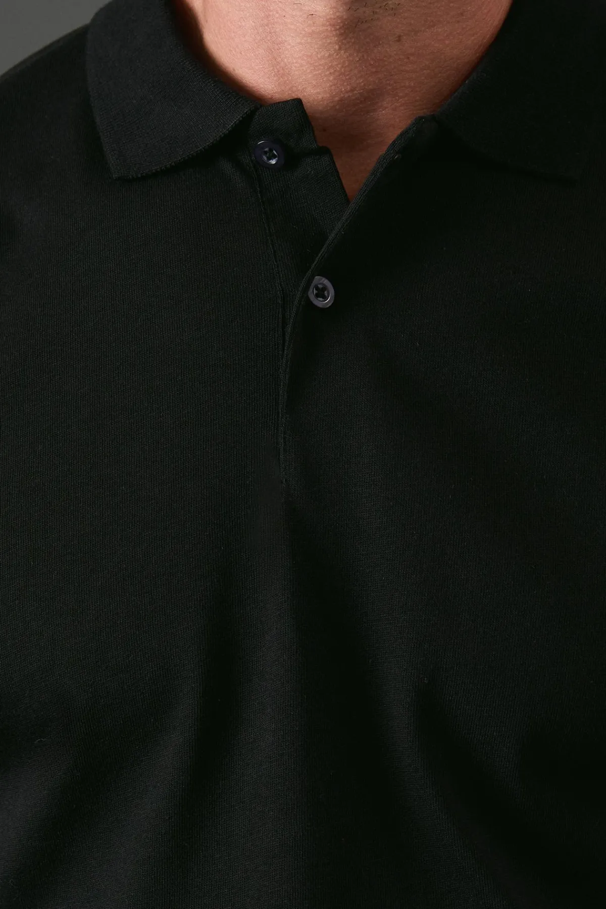 Burton Polo en Jersey Noir<Homme Polos