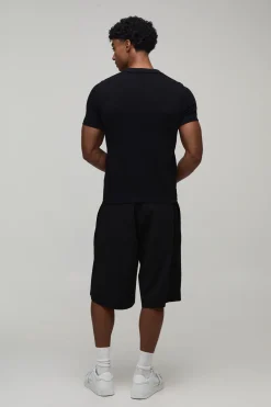 Polo En Maille À Col Revers Coupe Ajustée Mélange Coton