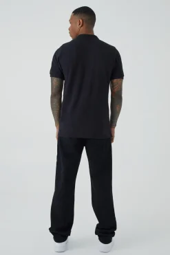 Polo en pique Slim Fit Heart à manches courtes