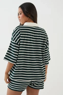 Polo En Éponge À Rayures Dsgn Studio