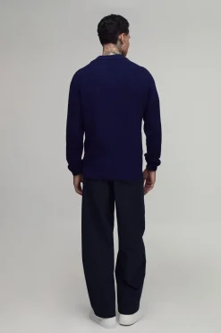 boohooMAN Polo Grande Taille Coupe Regular En Maille Côtelée Douce À Manches Longues Raglan<Homme Polos|Maille