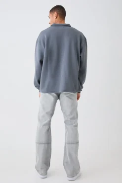 boohooMAN Polo oversize de rugby<Homme Polos