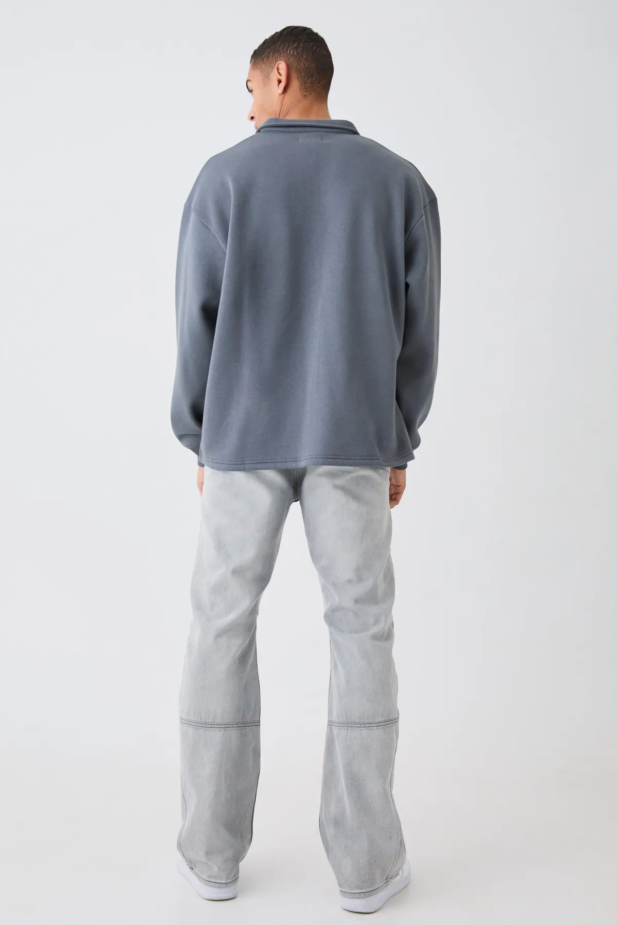 boohooMAN Polo oversize de rugby<Homme Polos