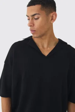 Polo oversize en maille