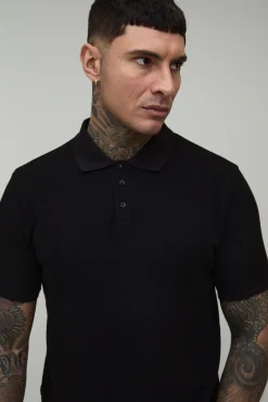 Polo Piqué Coupe Slim Grande Taille