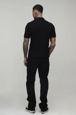 Polo Piqué Coupe Slim Grande Taille