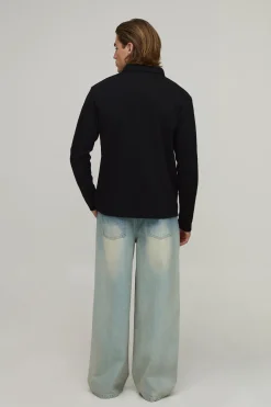 Polo Piqué Homme Coupe Regular Avec Appliqué