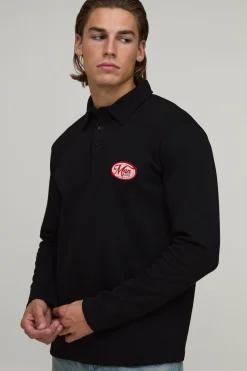 Polo Piqué Homme Coupe Regular Avec Appliqué