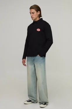 Polo Piqué Homme Coupe Regular Avec Appliqué