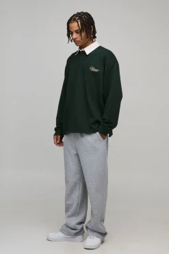 boohooMAN Polo Rugby Bouclette Oversize Homme<Homme Polos