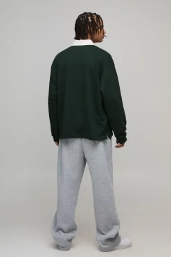 boohooMAN Polo Rugby Bouclette Oversize Homme<Homme Polos