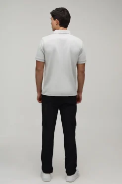 Polo Slim Premium À Col Zippé En Interlock