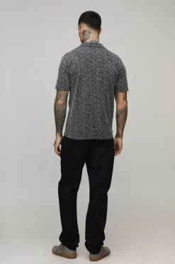 Polo Tall Slim Revere Texturé