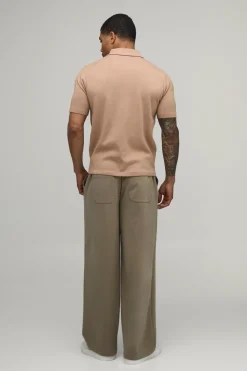 boohooMAN Polo Tricoté À Coupe Régulière Au Toucher Doux<Homme Polos|Maille
