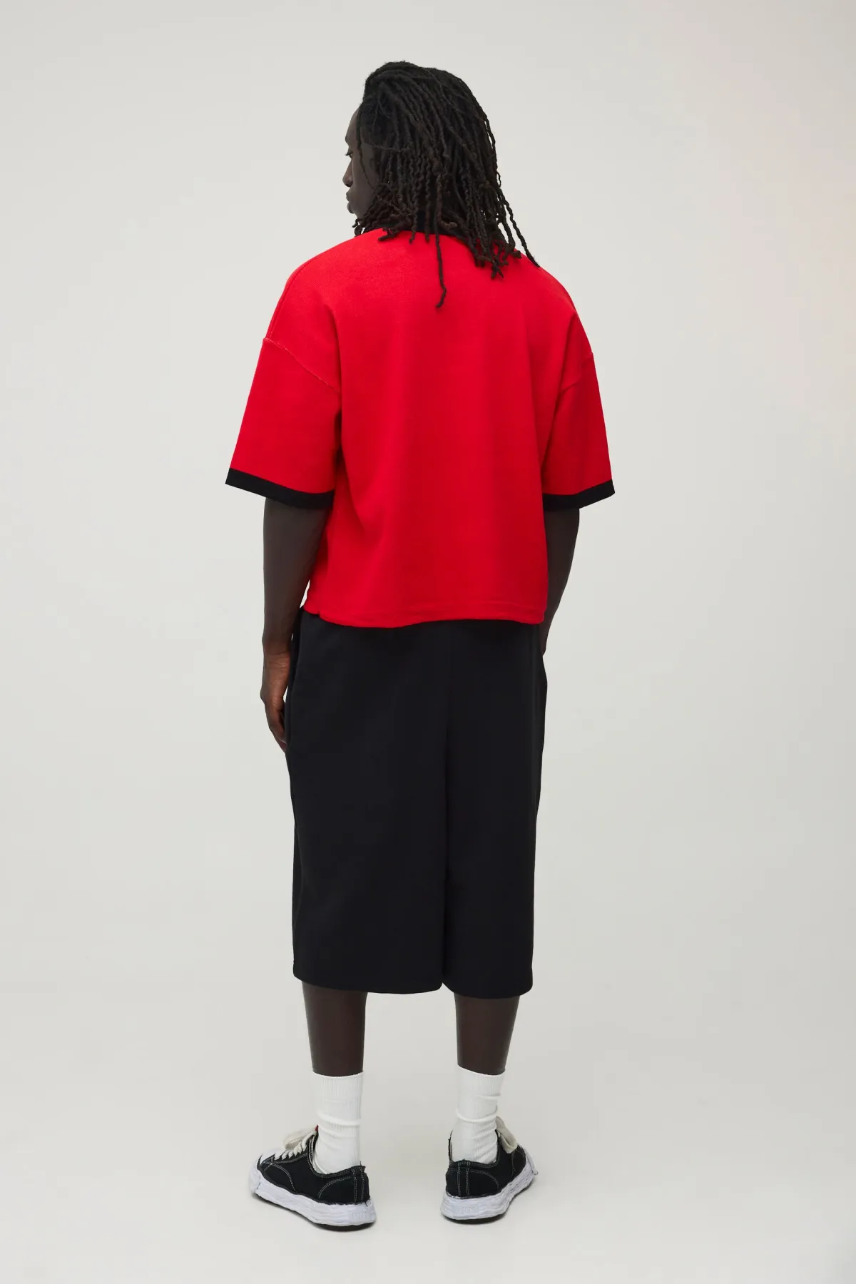 boohooMAN Polo Tricoté Surdimensionné Jacquard Moto Coupe Boxy<Homme Polos