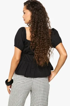 Popeline Bardot Top