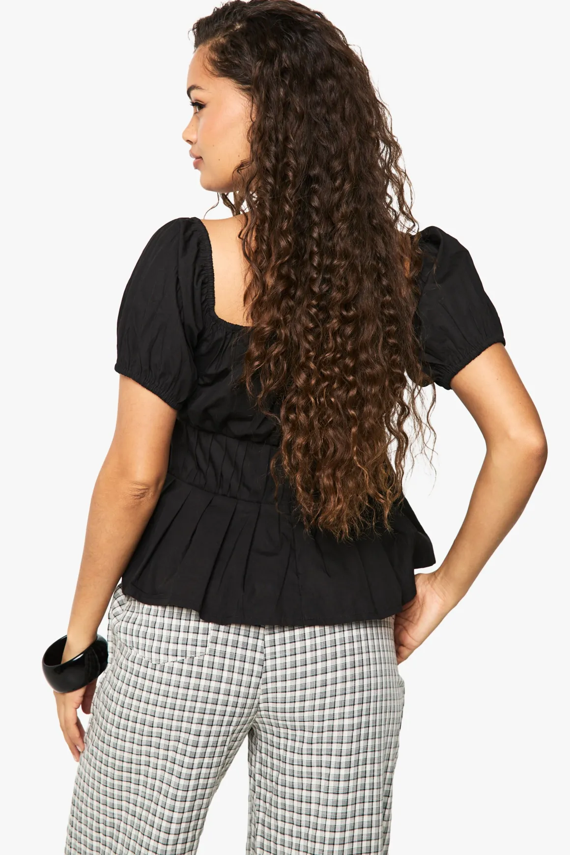Popeline Bardot Top