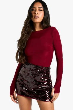 Premium Jupe Mini à Sequins