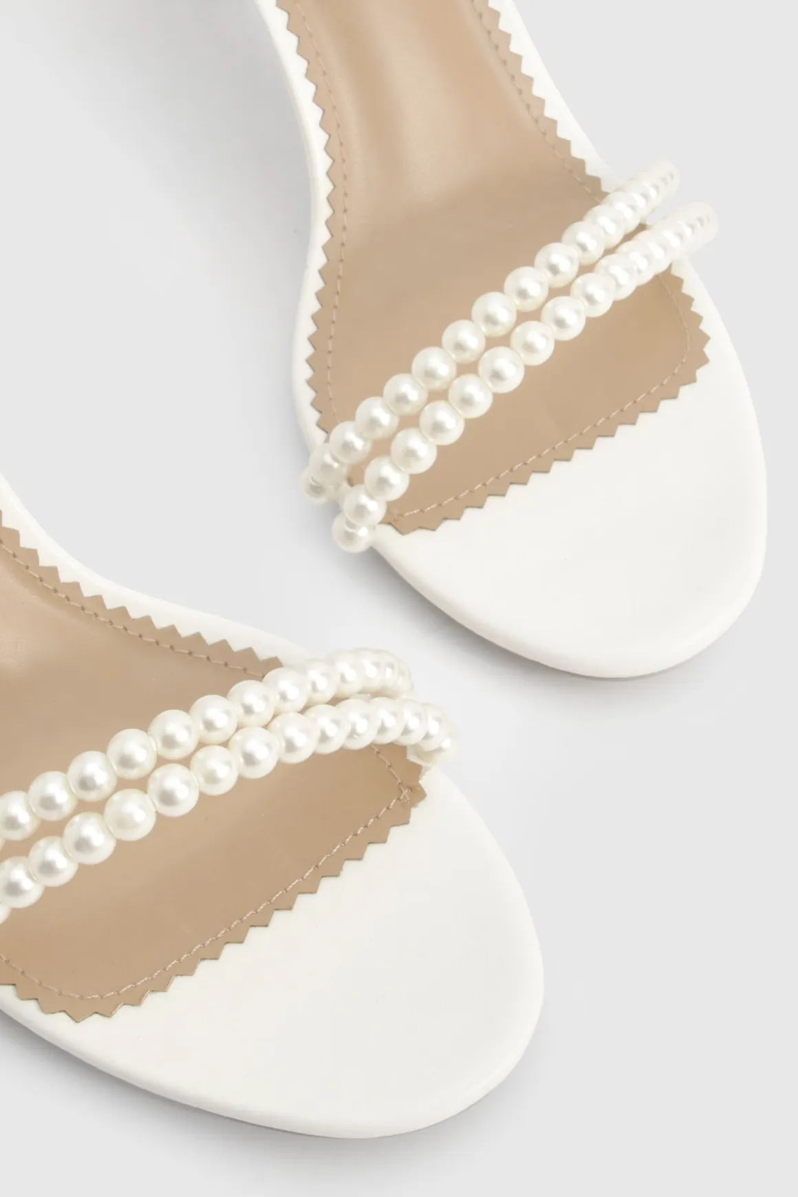 Premium Pearl Strap Stiletto Heels