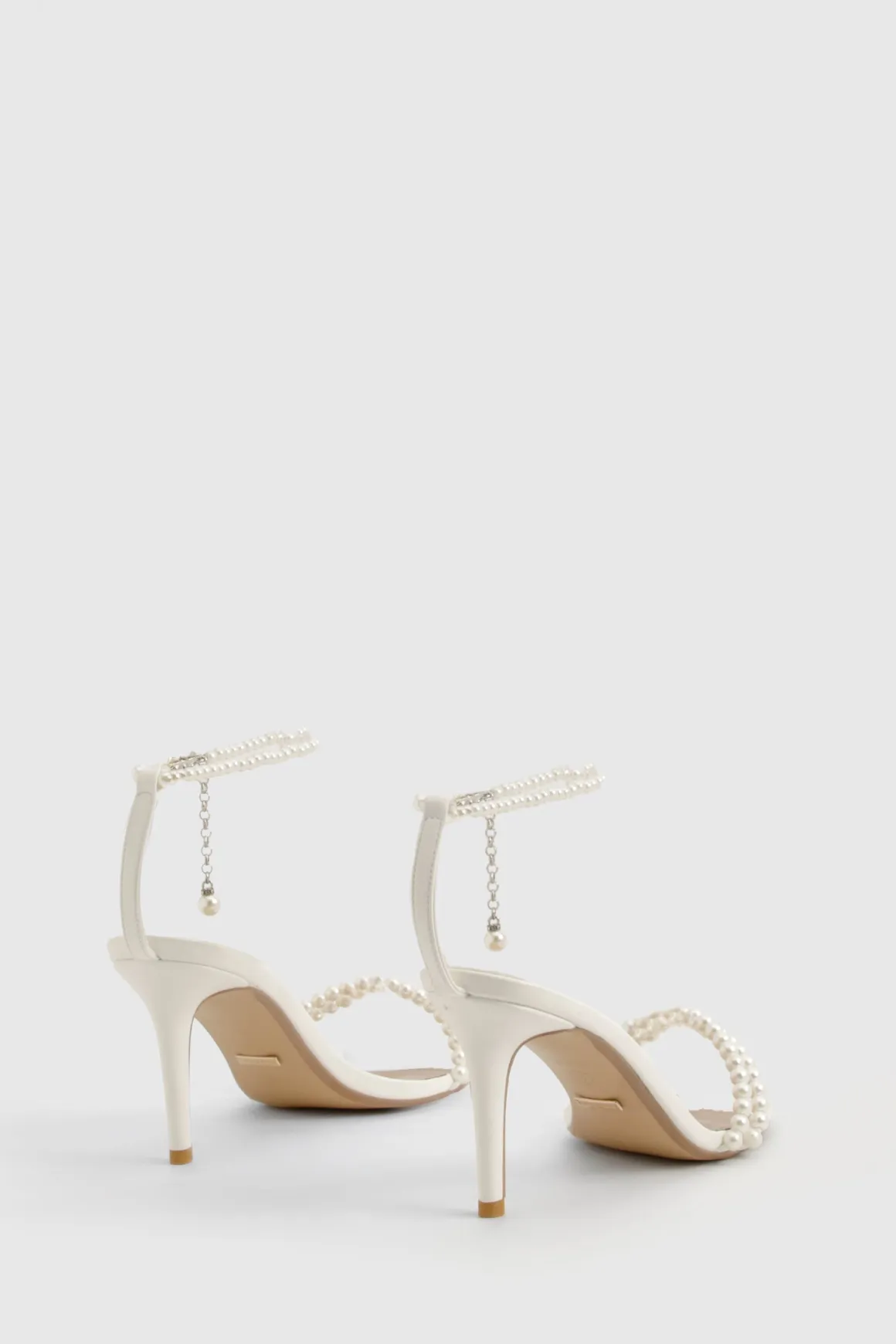Premium Pearl Strap Stiletto Heels