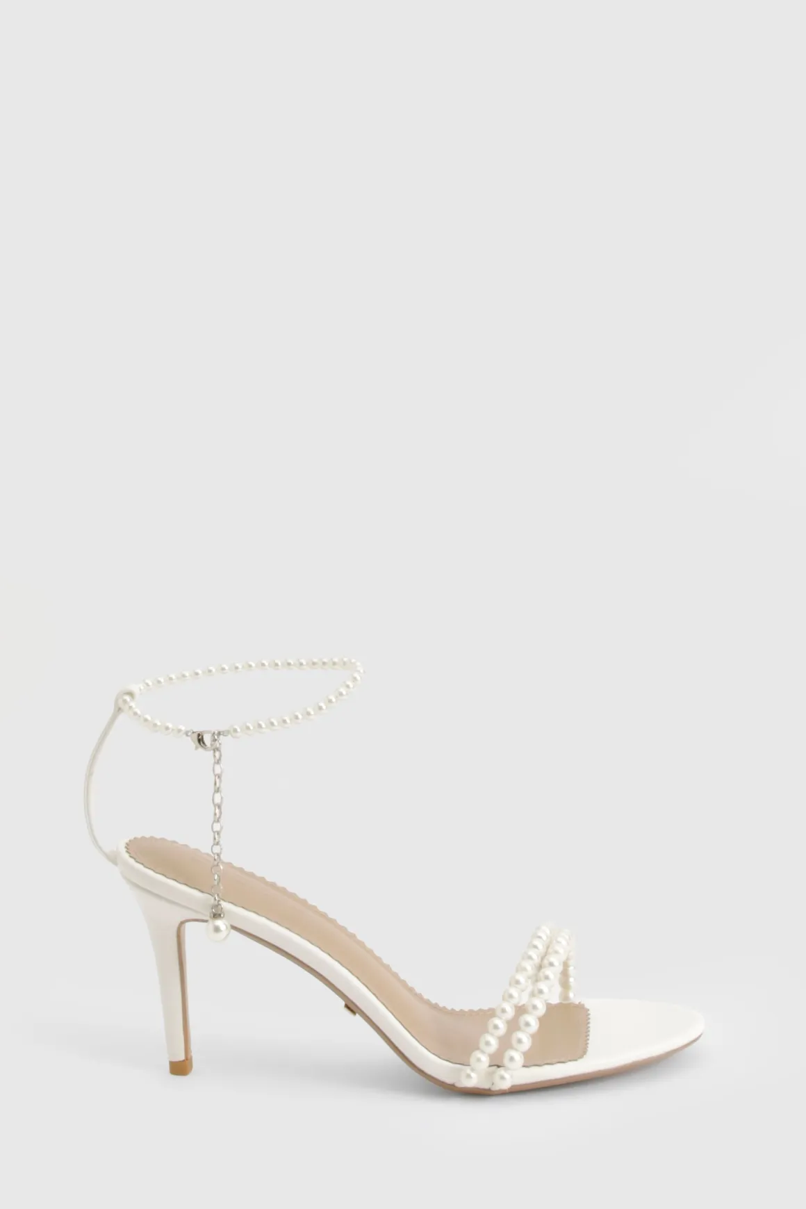 Premium Pearl Strap Stiletto Heels