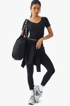 Premium Sculpt Sans Couture à Manches Courtes Premium