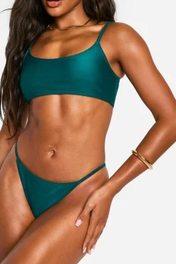 Print bas de bikini tanga imprimé