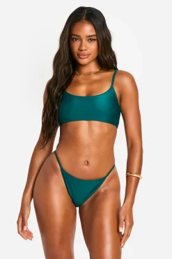 Print bas de bikini tanga imprimé