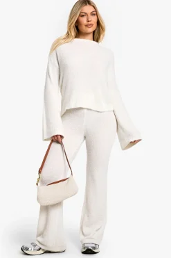 Pull Bouclé Dos Ouvert