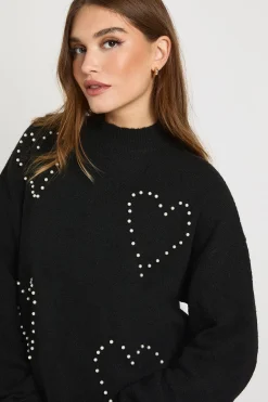 Pull à col haut Pearl Heart