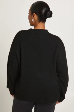Pull à col montant Plus Pearl