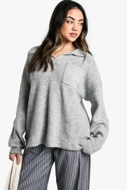 Pull à col polo