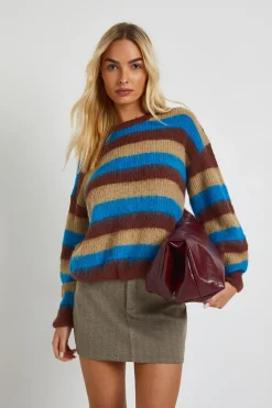 boohoo Pull à col rond surdimensionné en maille douce brossée<Femme Pulls Et Gilets|Toutes Les Mailles