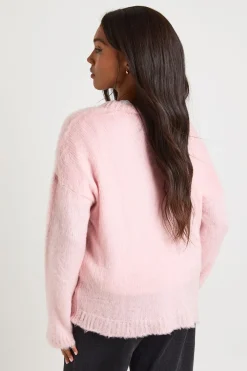 boohoo Pull à col rond surdimensionné Plus Fluffy<Femme Pulls Oversize|Pulls Et Gilets